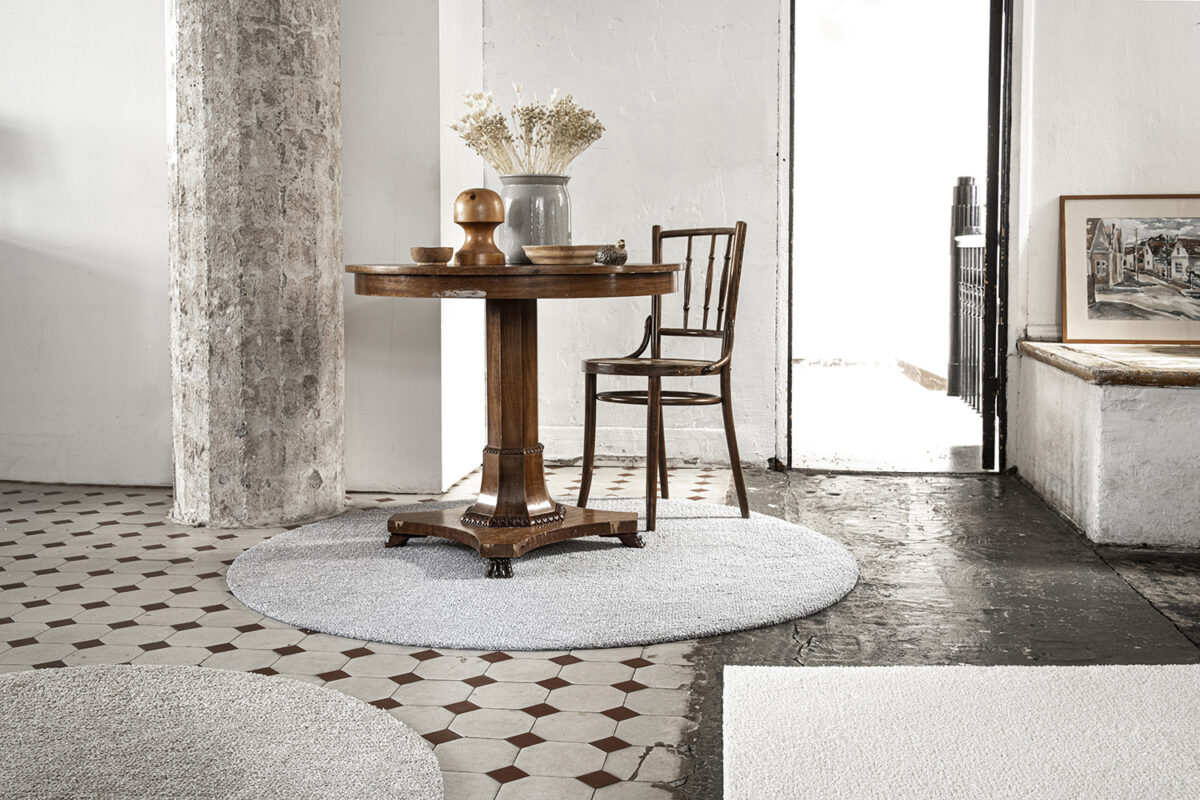 Pyöreän maton koko ruokapöydän alle