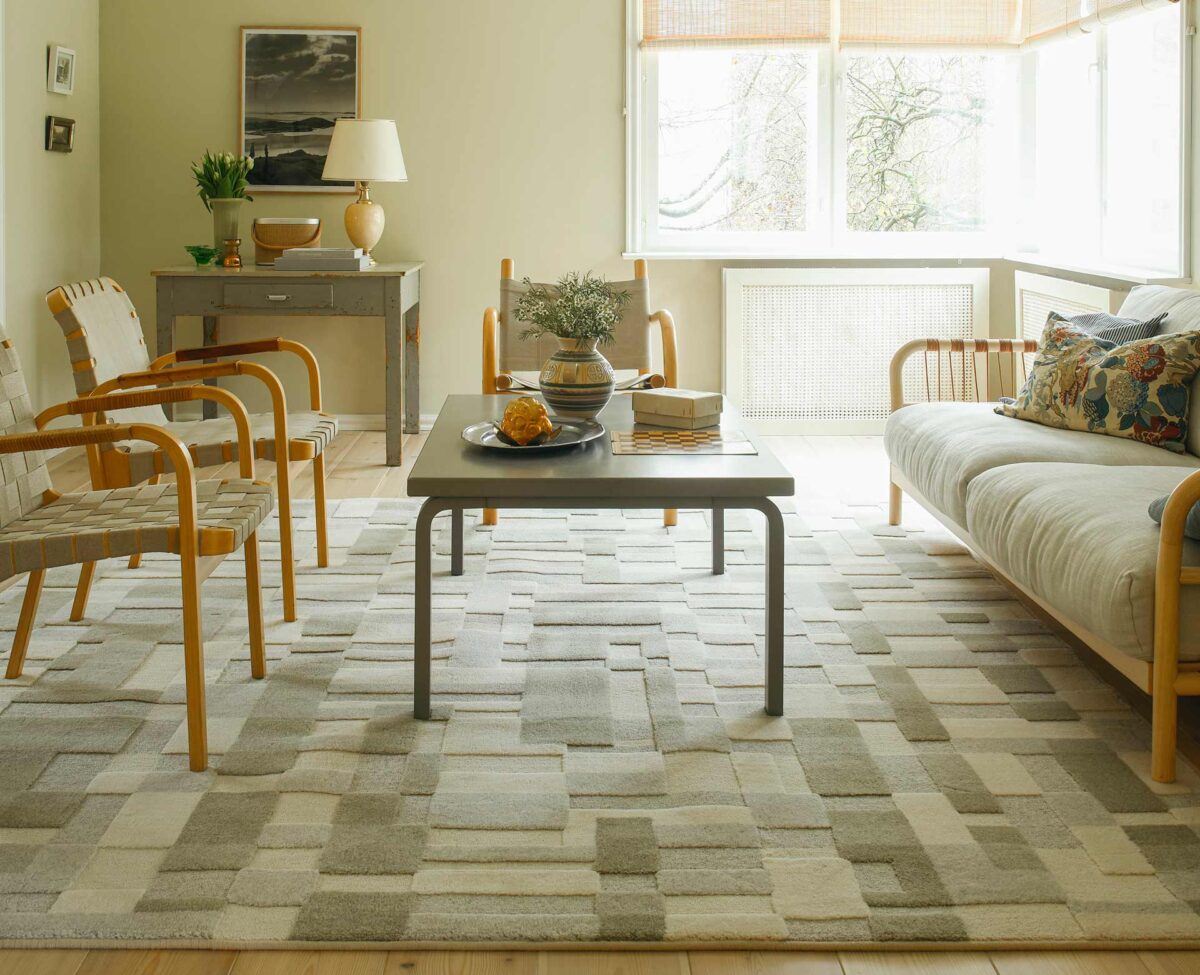 Olohuoneen sisustustrendit 2026 – mattojen rooli